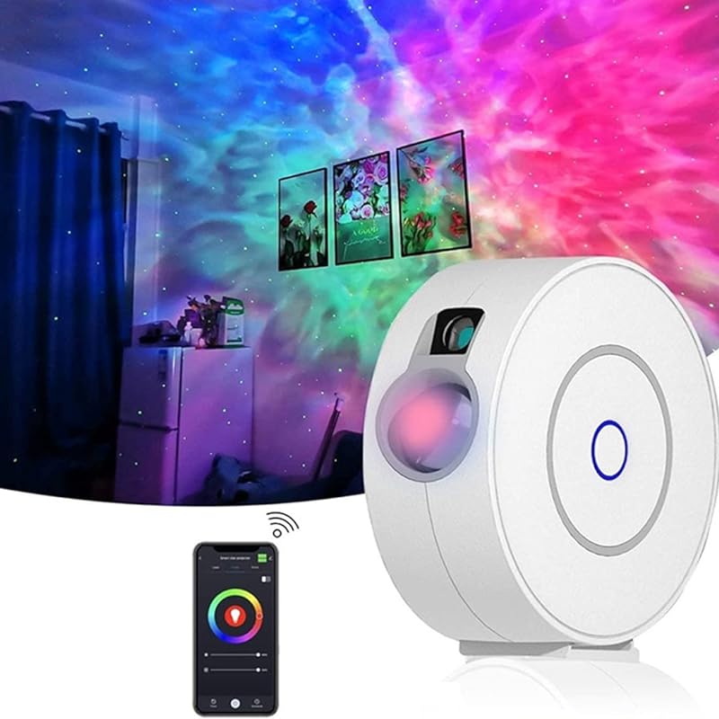 プラネタリウム Iseebiz 家庭用 本格的 スタープロジェクターライト ベッドサイドランプ 星空ライト タイマー機能付き 投影ランプ Alexa/Google Home対応 遠隔操作 静音 輝度調