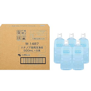 【まとめ買い】ハナノア 鼻うがい 専用洗浄液 レギュラータイプ花粉 や 鼻炎 などの 鼻詰まり に! 鼻洗浄 500ｍｌ(鼻洗浄器具なし) ×5個 小林製薬