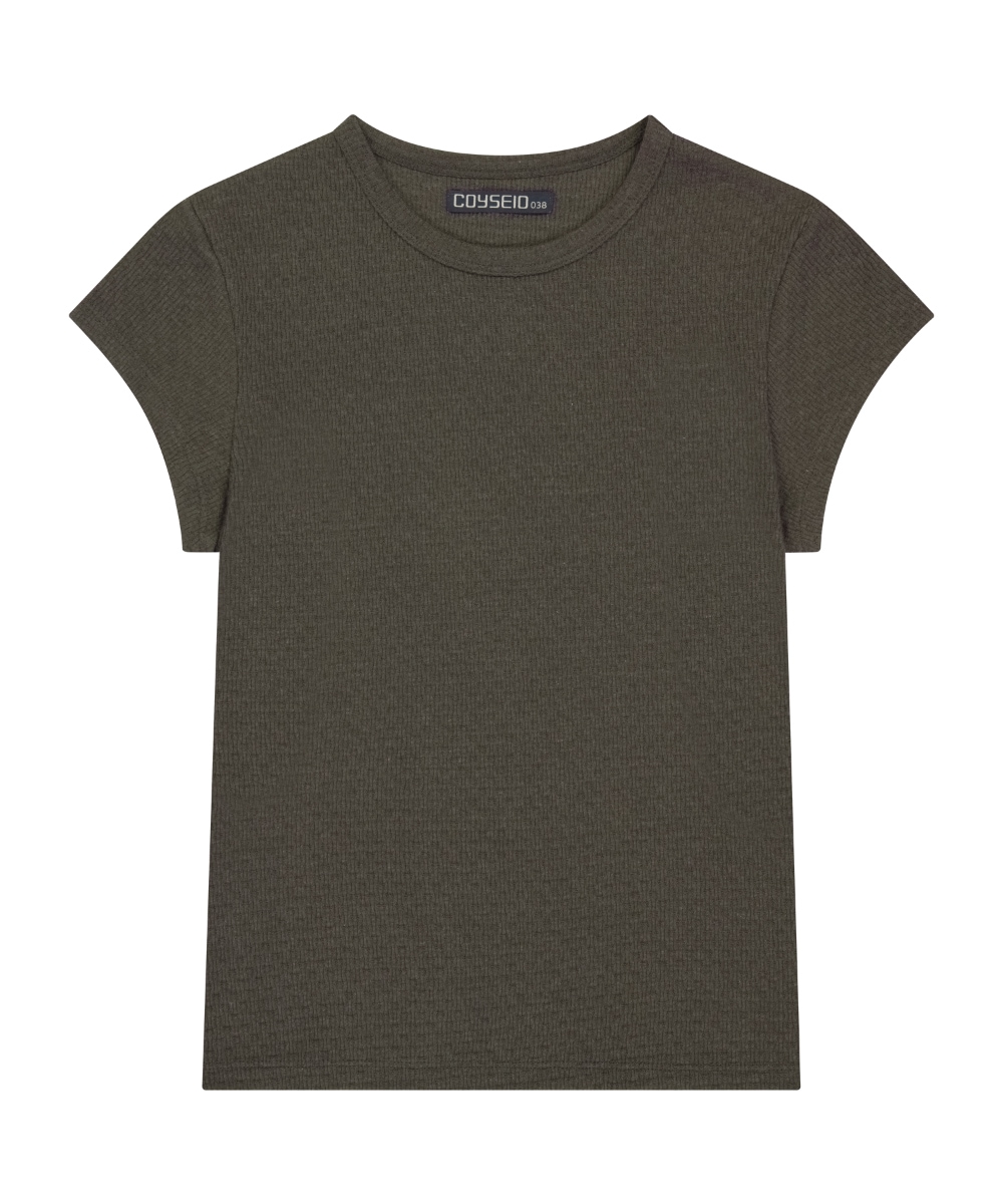 【COYSEIO】 038 PURE T-SHIRT : CHARCOAL