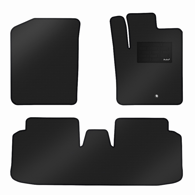 [防水マット]ダイハツ ムーヴコンテ L575S L585S フロアマット [カーボン柄]