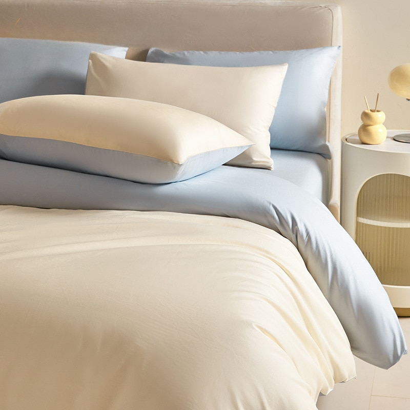 全綿ベッド上4点セット高級感シーツ布団カバーベッド笠軽贅沢ベッド品3点セット