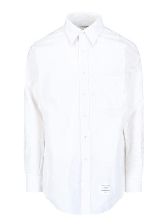 THOM BROWNE Men Shirts MWL010E F0313 100 White