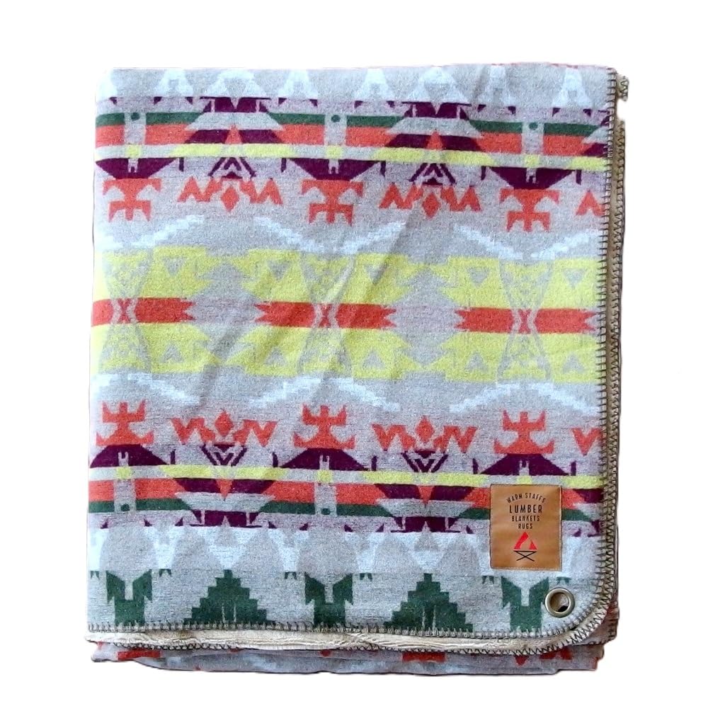 キーストーン LUMBERブランケット チマヨ カーキ L SE019101