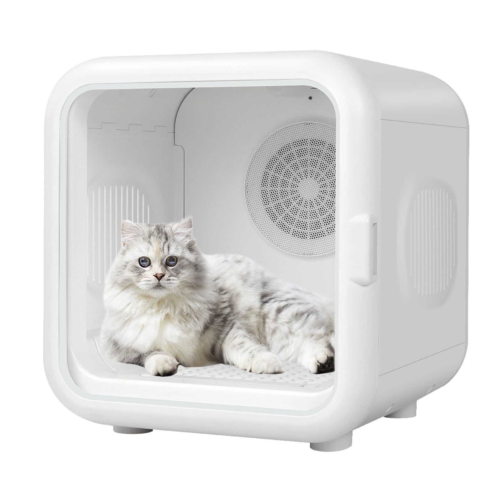 ペットドライヤー ペット乾燥機 ドライヤーハウス 猫 ドライヤー ペットドライルーム 犬 猫乾燥機 ペットドライヤーボックス 静音 風速調整 温度調節 多頭飼 快適 乾燥/花粉/消毒対応 62L