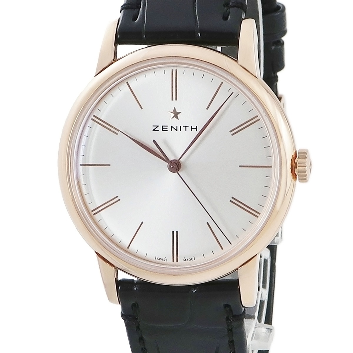 エリート クラシック 18.2290.679/01.C498 自動巻き メンズ K18RG無垢 シルバー バー 3年保証