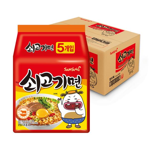 三養牛肉麺 120g 삼양 쇠고기면 120g