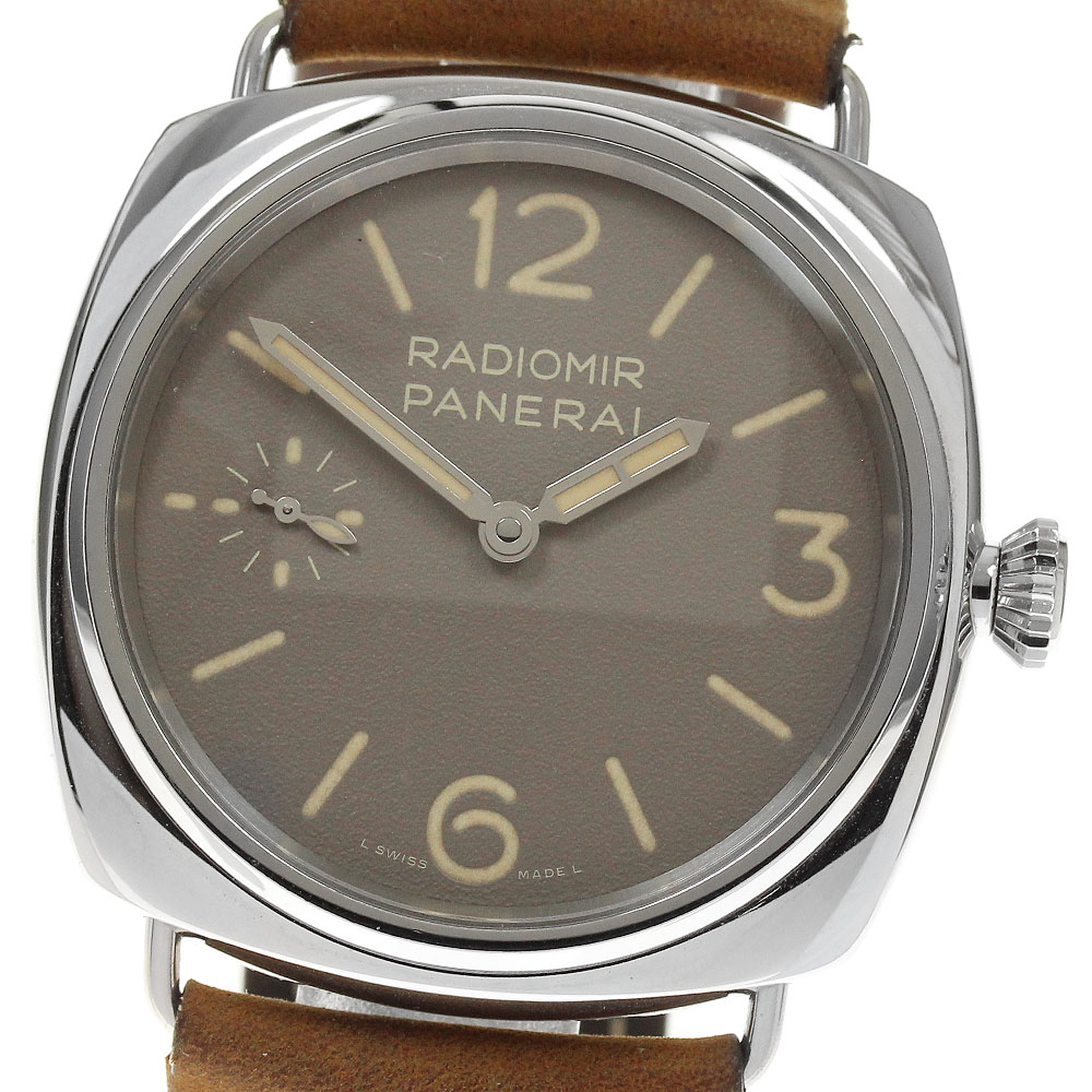 パネライ PANERAI PAM01385 ラジオミール 限定300本 手巻き メンズ 保証書付き_826808【中古】