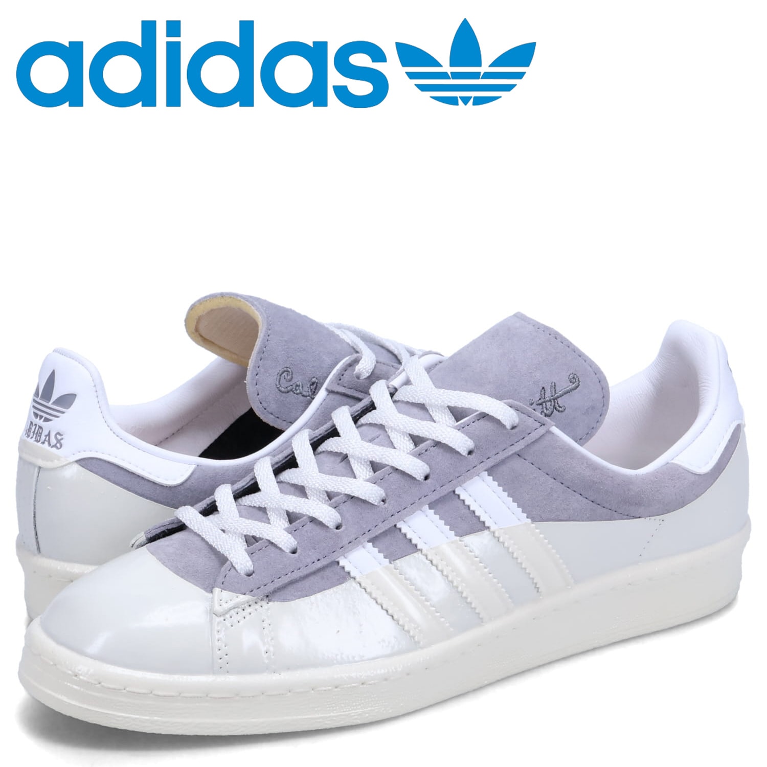 スニーカー キャンパス 80s メンズ カリ デウィット コラボ 80 グレー IG3137