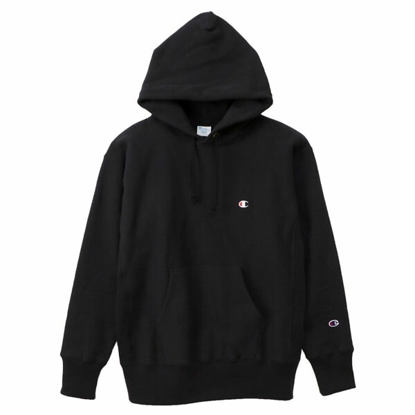 リバースウィーブ(R) フーデッドスウェット ブラック パーカー プルオーバー 11.5オンス 青単色タグ