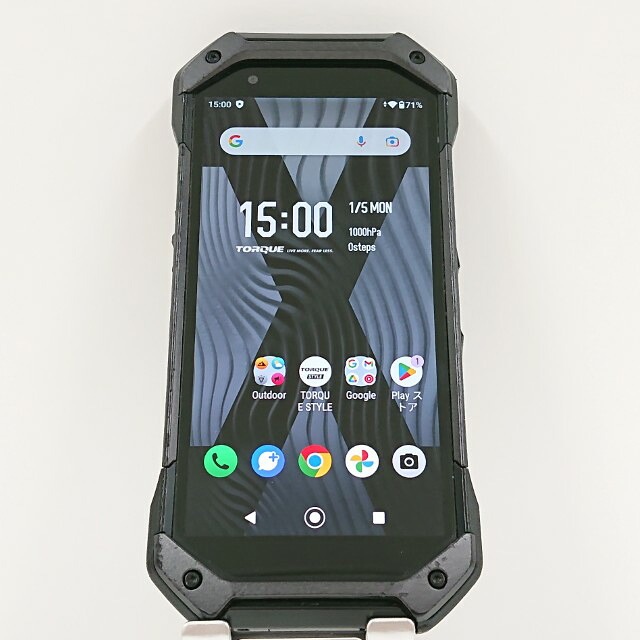 TORQUE 5G KYG01 au ブラック 送料無料 本体 c16127 【中古】