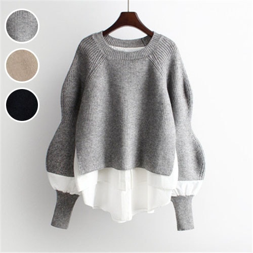 ニット セーター レディース ラウンドネック トップス 長袖 秋 冬 おしゃれ 可愛い 無地 通勤 着やせ 大きいサイズ 防寒 冬物 ギフト プレゼント