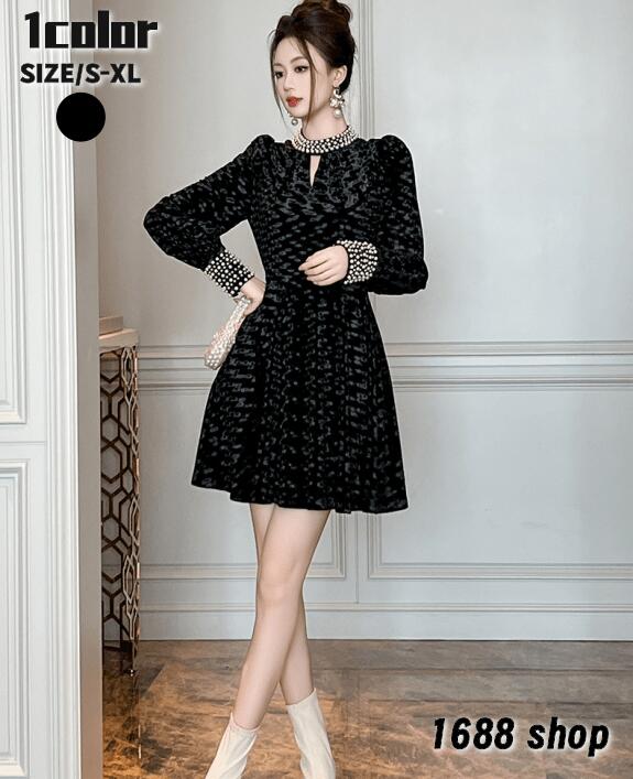 お急ぎください2025 タイトワンピース 姫系ワンピース　シンプル　ワンピース インポート ひざ丈 ミドル丈 エレガント　韓国ファッション シンプル Vネック パーティドレス 長袖　お嬢様 セクシー