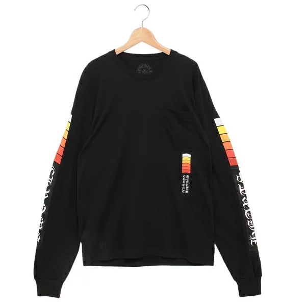 Tシャツ カットソー ロングスリーブTシャツ ブラック メンズ 252410 BLMU