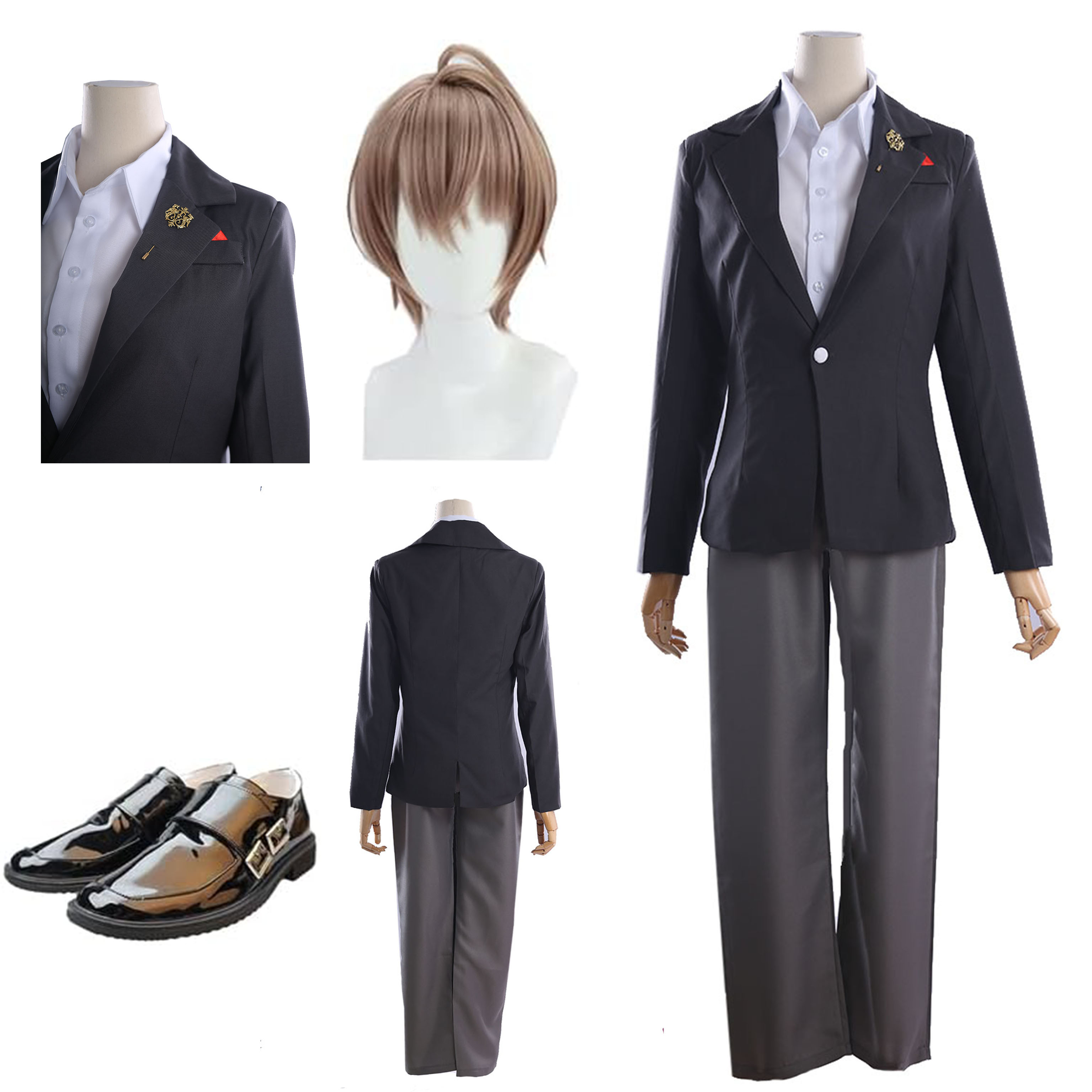 【全シリーズ発売中】 【値引き中】靴 ウィッグ コスプレ衣装 文学際 学園祭 ハロウィン コスチューム 大人 撮影 制服 かがみはやと 衣装 コスプレ 加賀美ハヤト にじさんじ コスプレ衣装 加賀美ハ