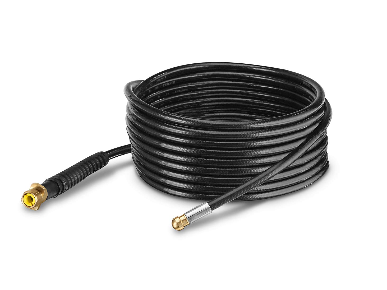 ケルヒャー(KARCHER) 真鍮 パイプクリーニングホース 7.5m 26438800 ブラック