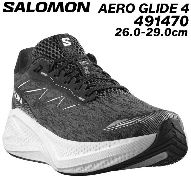 サロモン L49147000 AERO GLIDE 4 男性用ランニングシューズ メンズ 靴