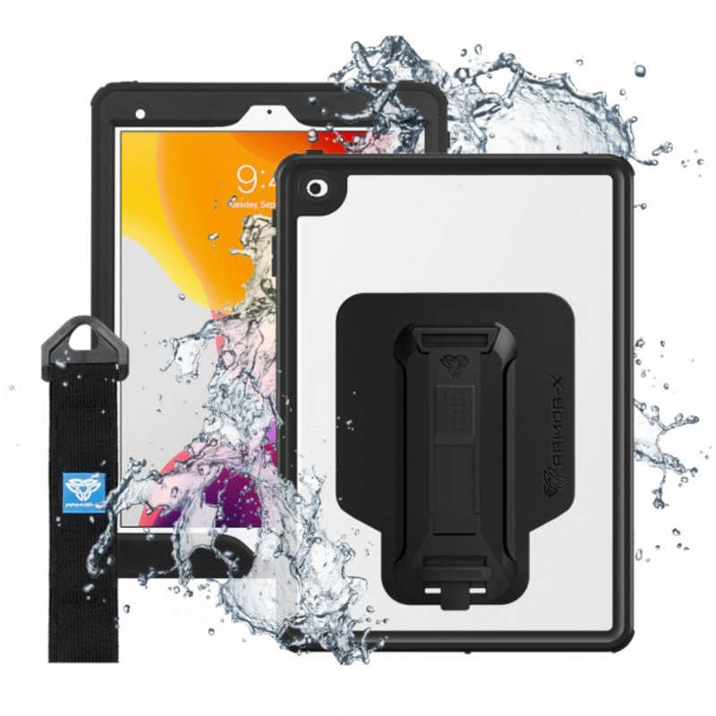 FOX　10.2インチ iPad(第8/7世代)用 IP68 Waterproof Case with Hand Strap　MXS-A10S