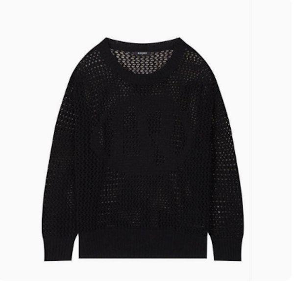 女性スカシルーズフィットニットプルオーバー(B251KT811P)