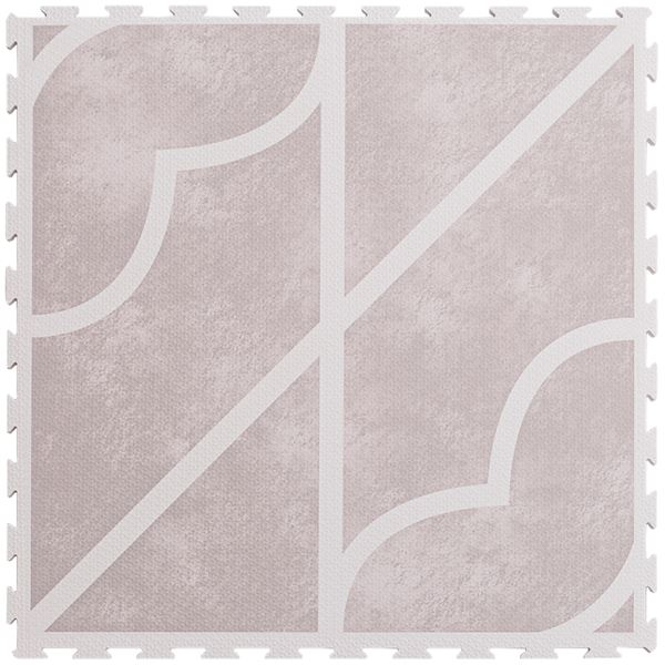 [18枚入（9枚組x2個）] ジョイントマット キュロス グレー 約60x60x1.2cm