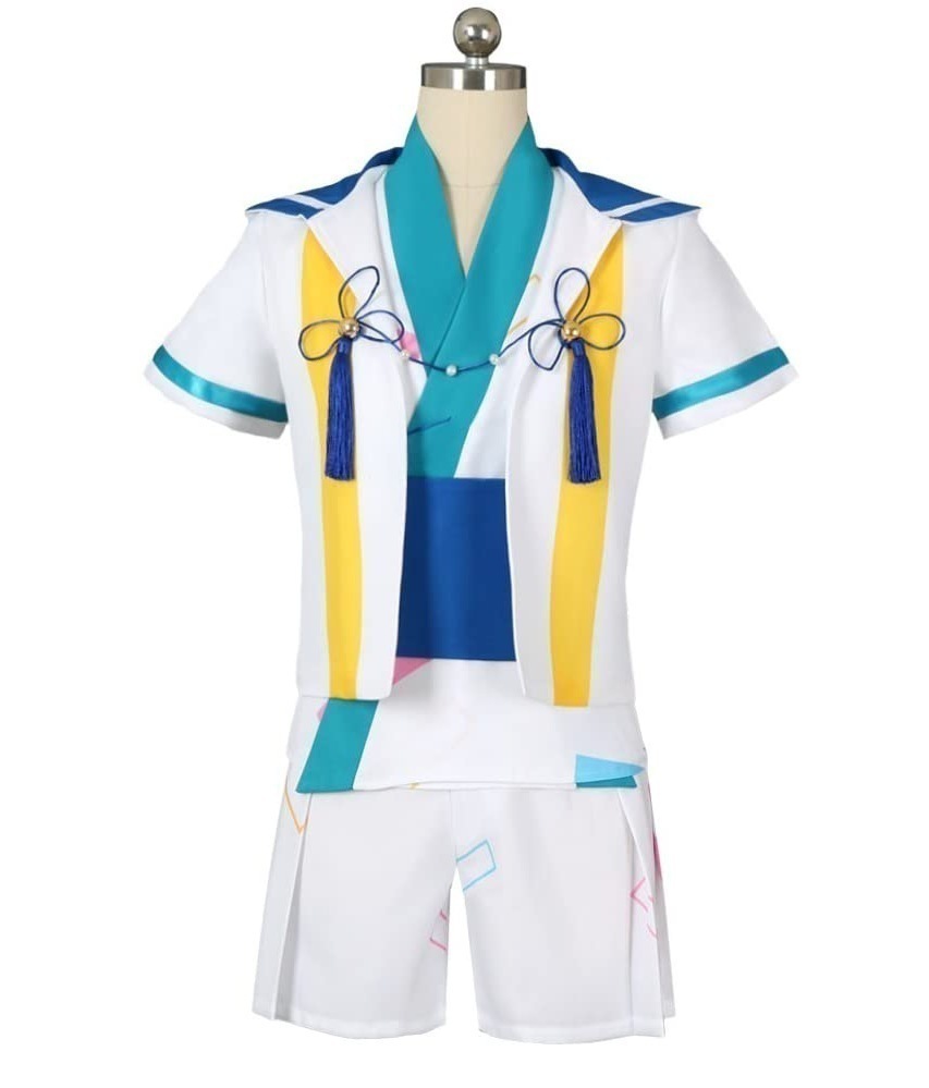 最安値挑戦 コスプレ衣装 天満光 真白友也 風 七夕祭り Ra*bits あんさんぶるスターズ