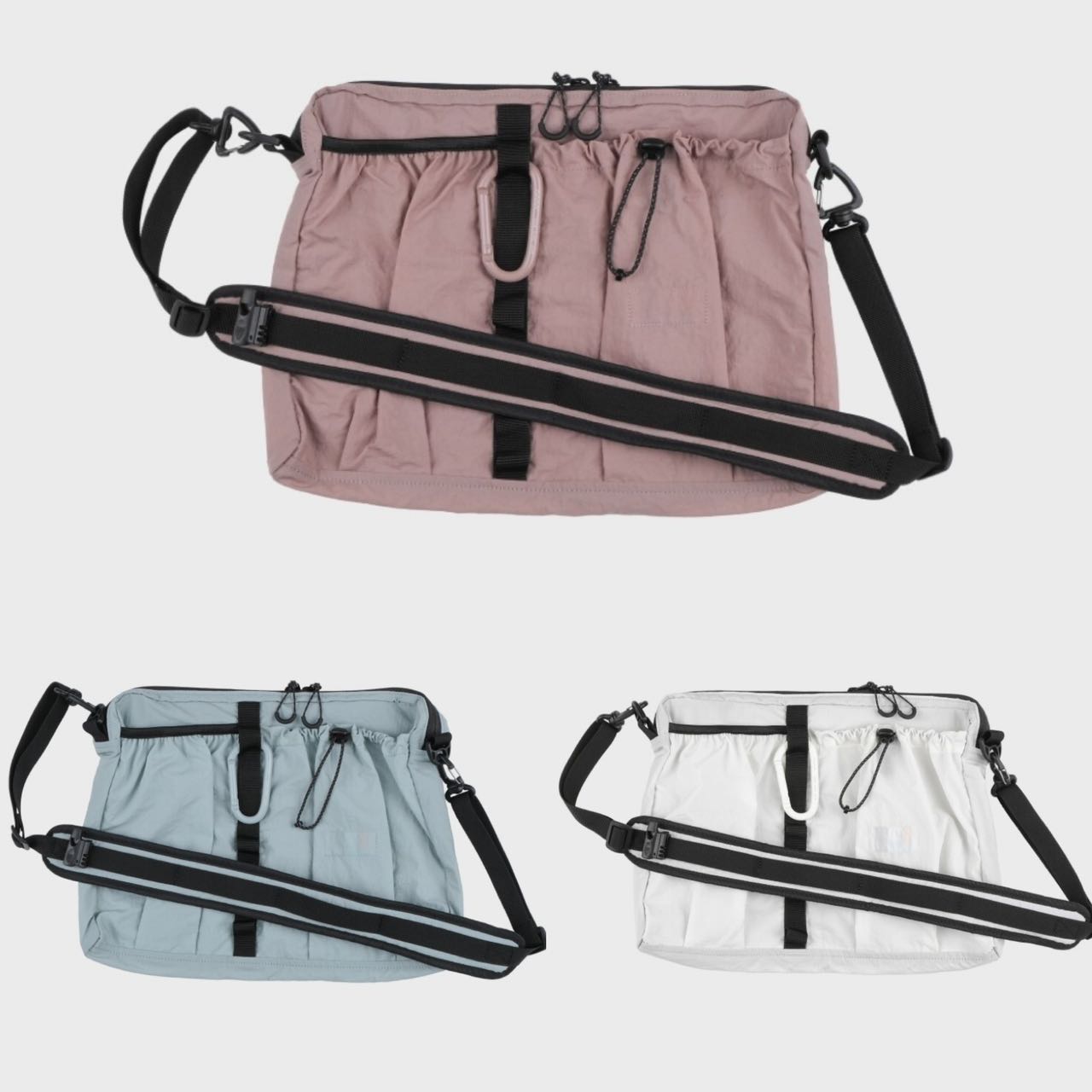 [MMOGARDEN] mmo cross bag / nylon wrinkle