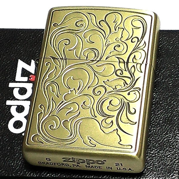 Qoo10] ジッポー ZIPPO ライター 可愛い ねこ アラ