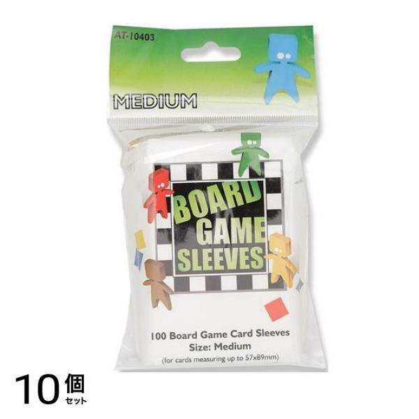 ボードゲームスリーブ ノングレア Medium(ミディアム)57x89mm用 100枚入 10個セット
