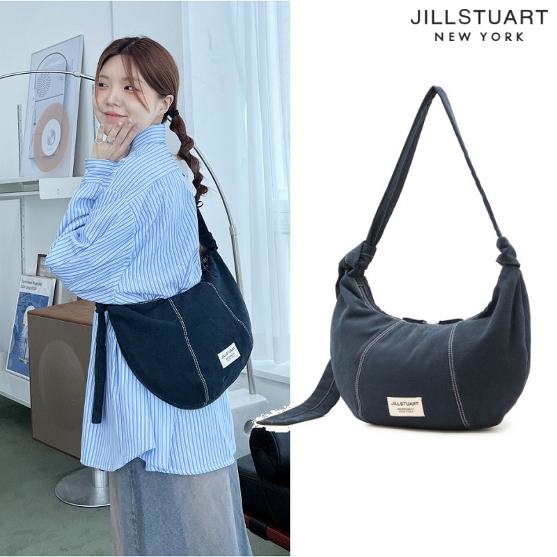 [23FW] Canvas stitch body cross and shoulder bag 韓国人気 韓国ファッション 女性バッグ ショルダーバッグ 大学生 ファッションバッグ ハ