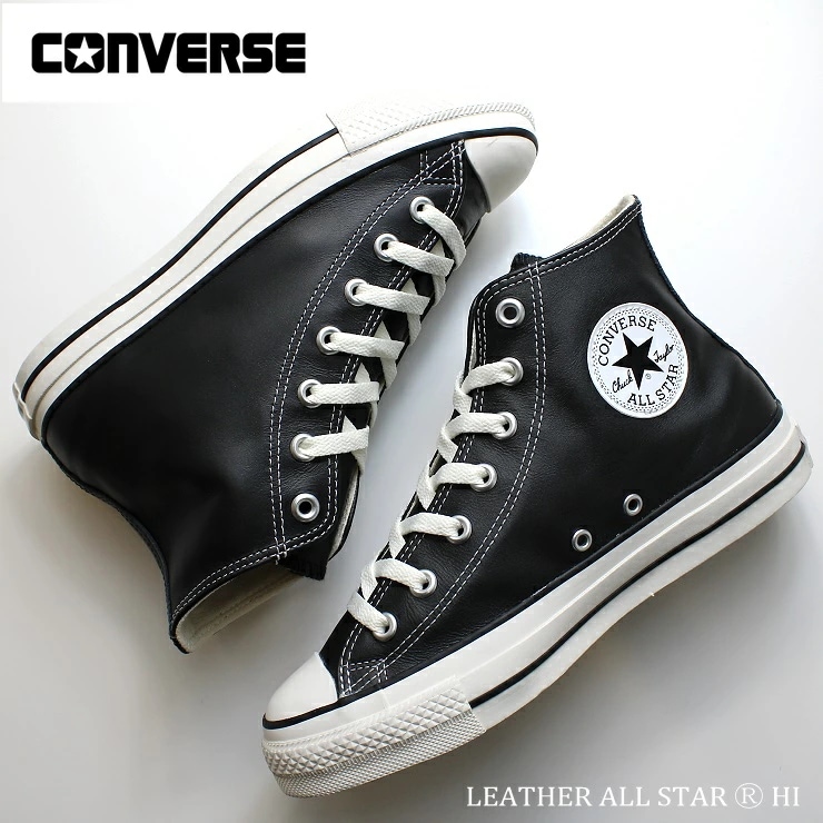 レザー オールスター (R) HI 31311311 ブラック LEATHER ALL STAR (R) HI レザー スニーカー ハイカット