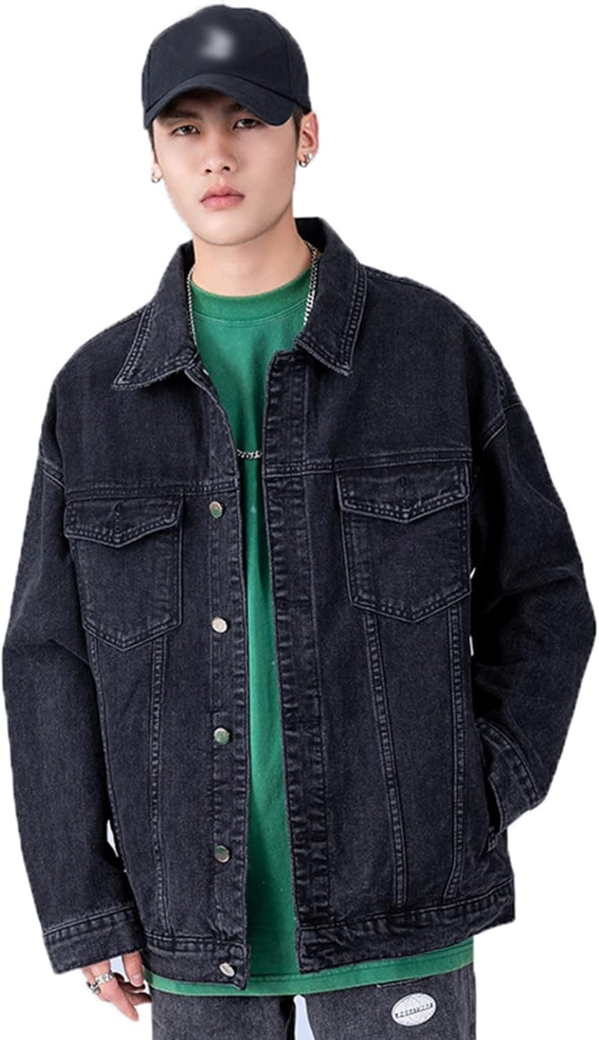 メンズジャケット Gジャン おおきいサイズ M-5XL ライトアウター デニムコート 男性用 大人 春 秋 ジャンパー カッコイイ ショート丈 カジュアル 体型カバー 中学生 高校生 大学生