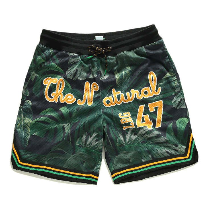 LRG ハーフパンツ バスパン 半ズボン 短パン メンズ 春夏用 緑 大きいサイズ エルアールジー ジャージ トラックパンツ ショートパンツ ダンス衣装 切り替え