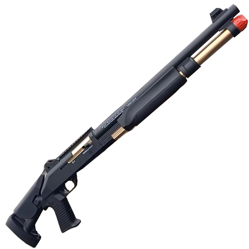 エアガン 玩具銃 手動 XM1014 おもちゃ銃 エアーガン レバーアクション式 排莢を再現 スポンジ弾 遠距離射撃 クリスマス 新年 正月 プレゼン