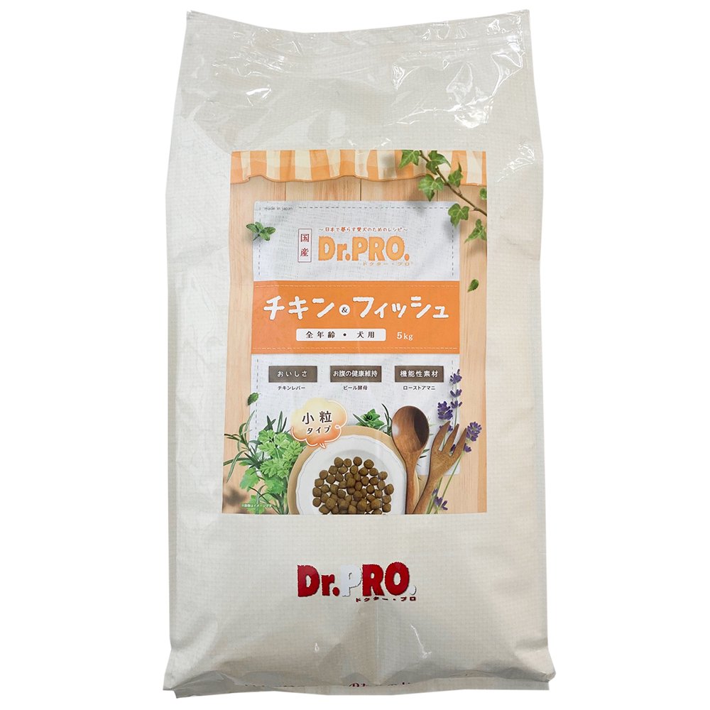 ドッグフード　国産　ドクタープロ　Ｄｒ．ＰＲＯ　チキン＆フィッシュ　オールステージ　５ｋｇ　犬　フード　ＣＲＣ45―05―99―00―00 5,929円
