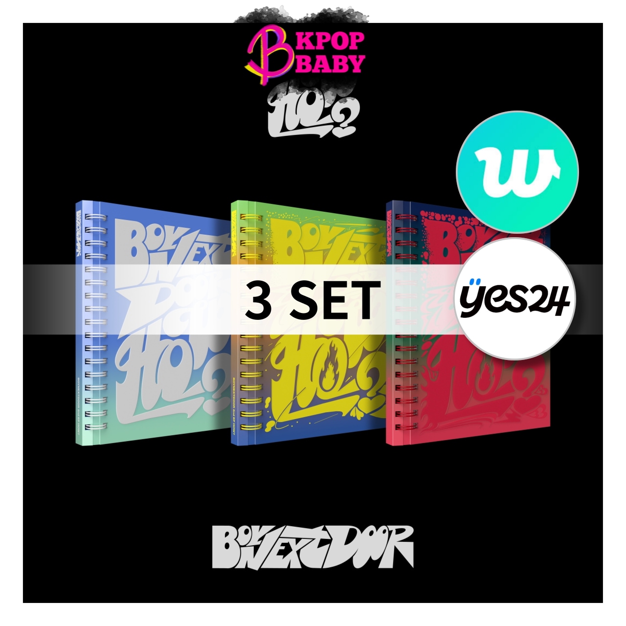 【Online特典 / 3点 セット】 BOYNEXTDOOR [HOW] 2nd EP