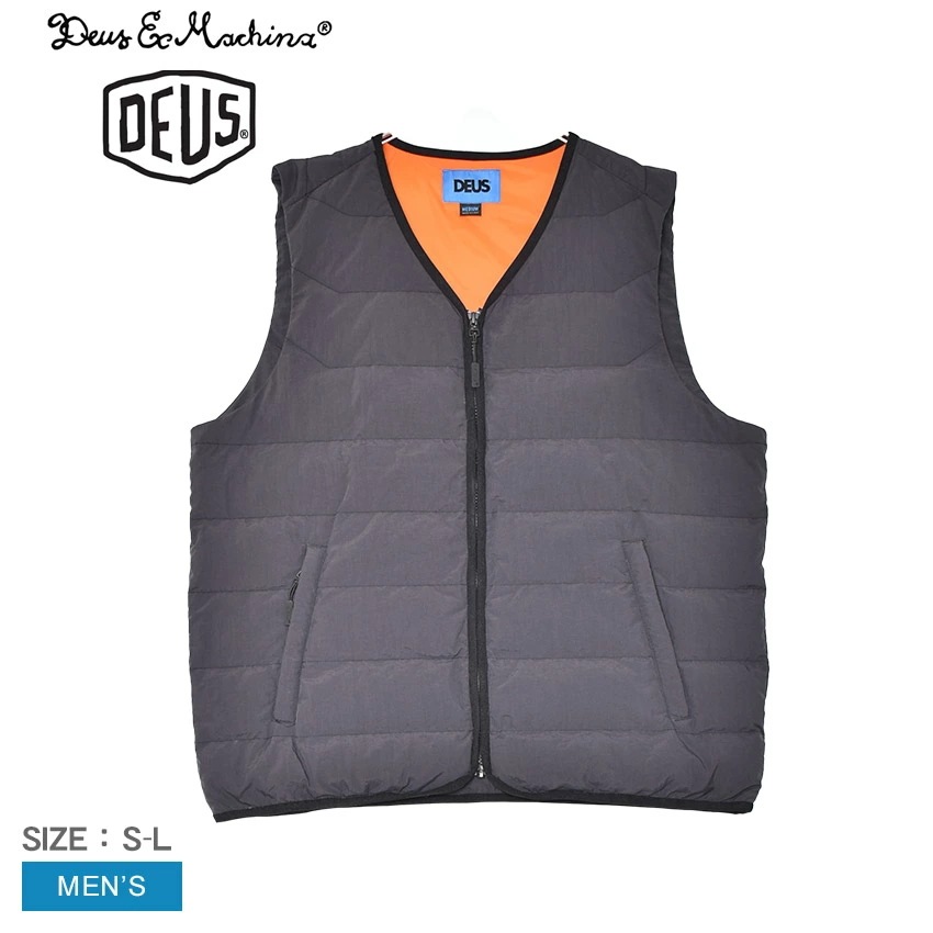 エクス マキナ ピーク パデッド ベスト DMP256012 メンズ ブランド ウェア スポーティ ロゴ シンプル カジュアル ストリート おしゃれ キルティング 防寒 アウター レジャー