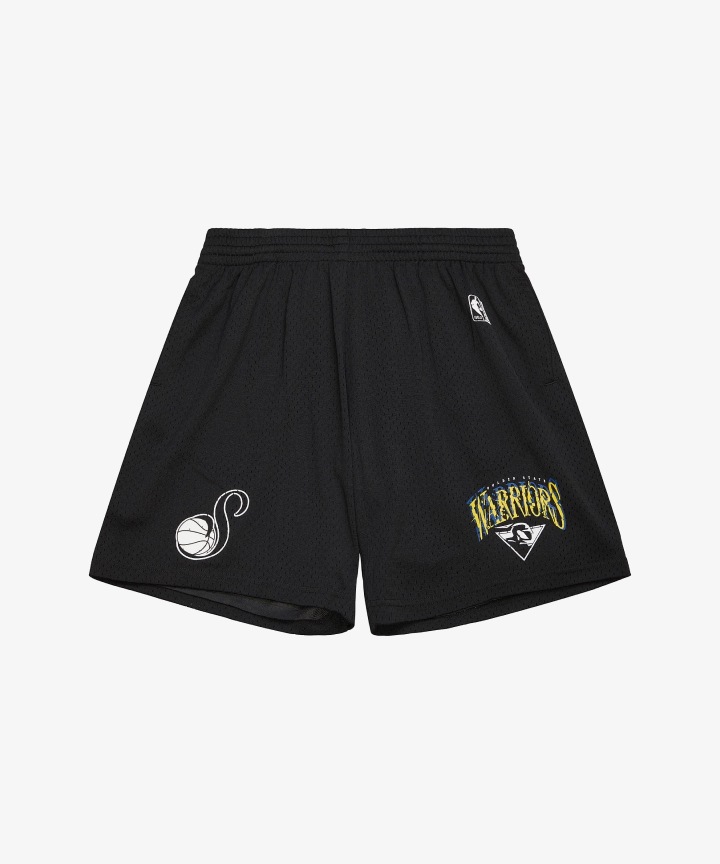 【SUGA X NBA】グリッチ ショーツ ウォリアーズ