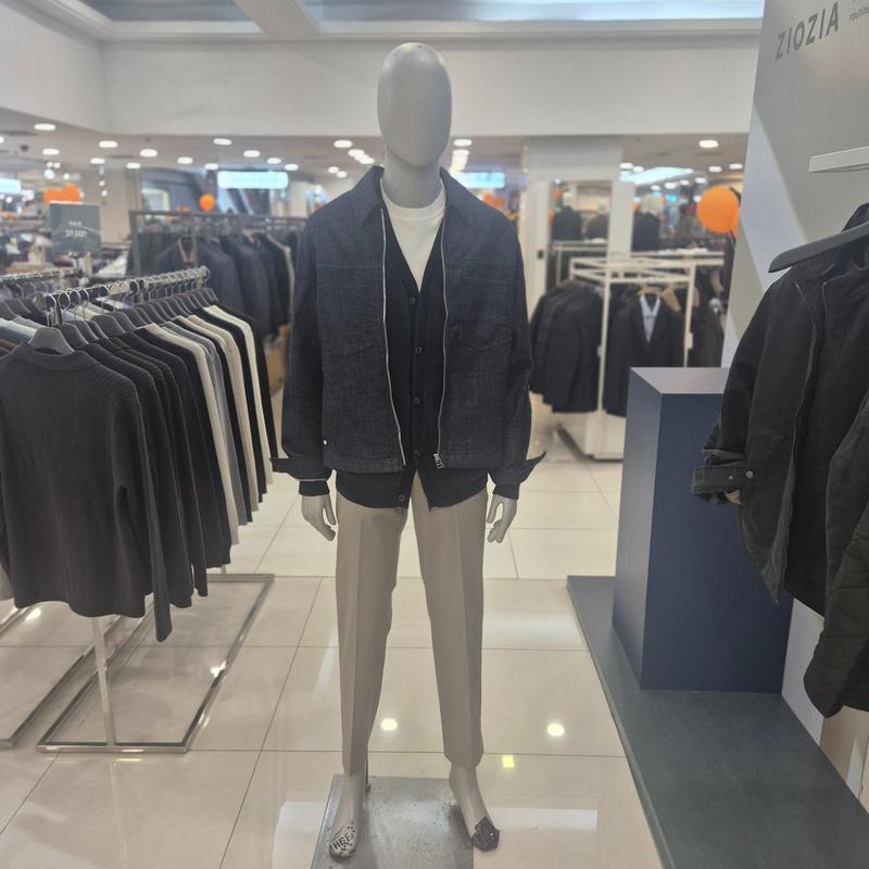 2025年F/Wスタンダードカラージップアップ デニムトラッカージャケットABF4DJ1101