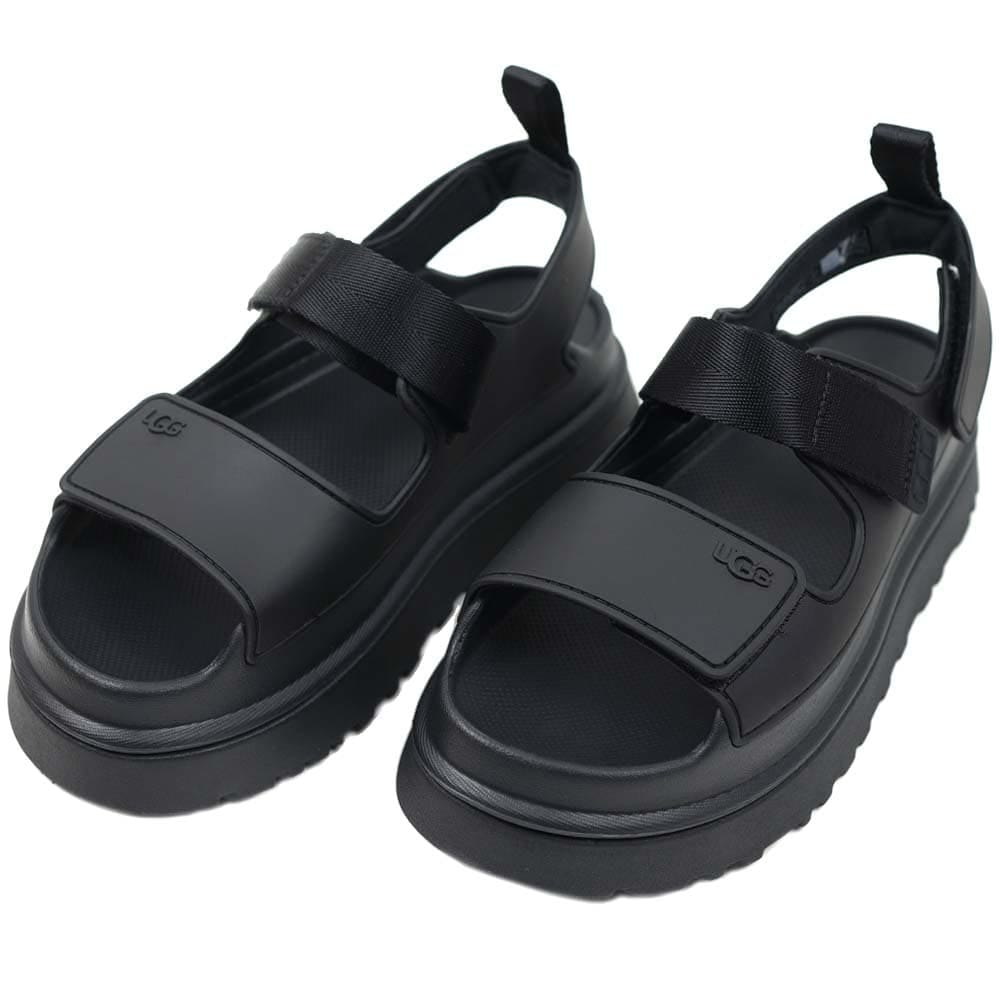 アグ サンダル レディース ゴールデングロー 靴 厚底 ブラック 黒 UGG GoldenGlow BLACK 1152685 BLK