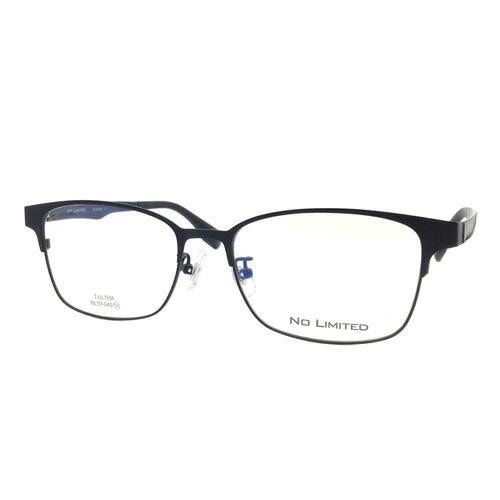 メガネ NL59-040 C-1(マットブラック/ブラック) 54mm（マグネット式 前掛けサングラス付）