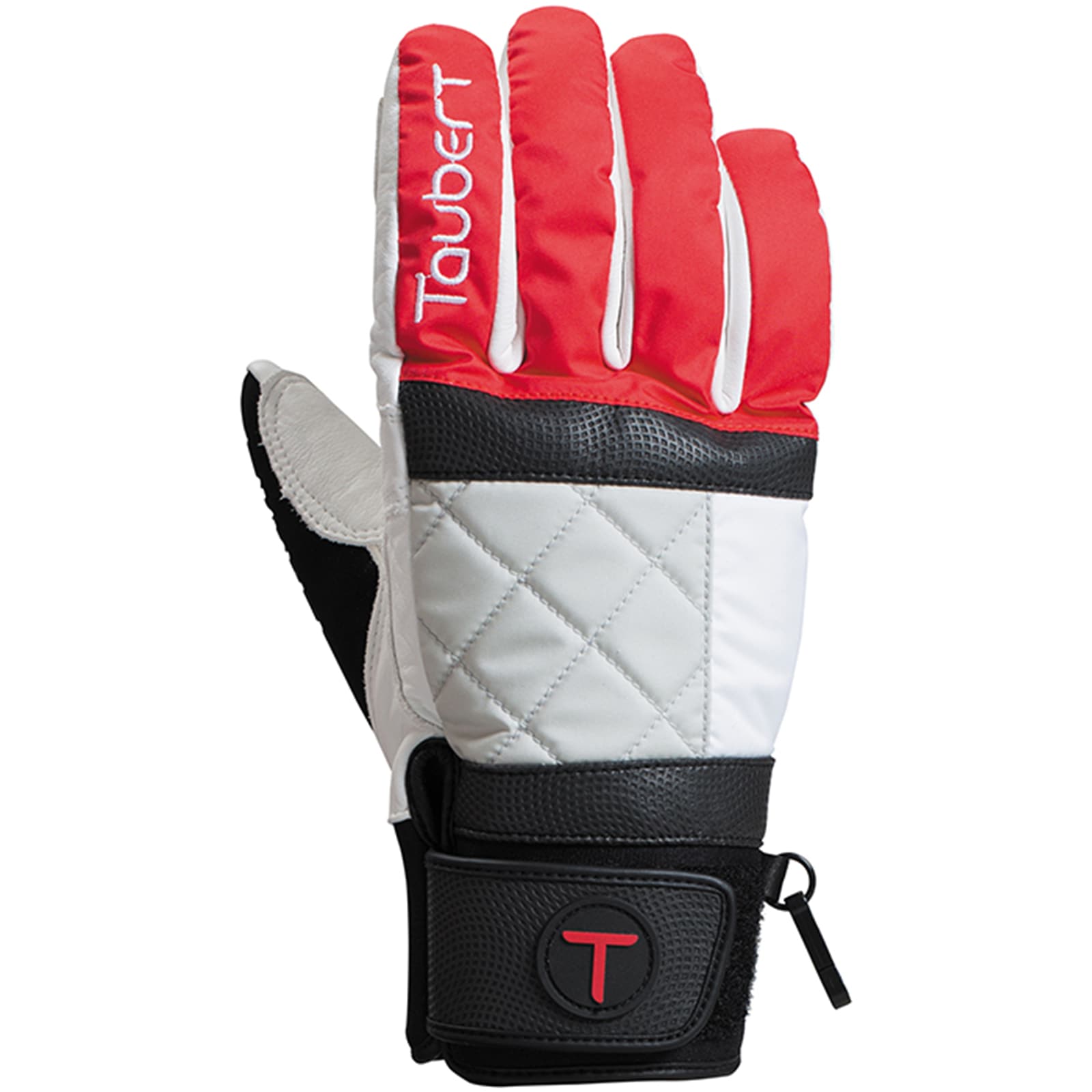 TAUBERT (トーバート) QUILT Red / White 24-25 Made in JAPAN レッド ホワイト スキー グローブ 18,150円