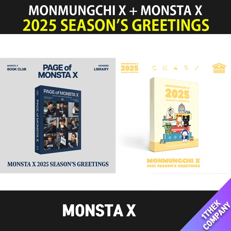 [starship特典]（２種セット）MONMUNGCHI X + MONSTA X SEASON’S GREETINGS [PAGE of MONSTA X]
