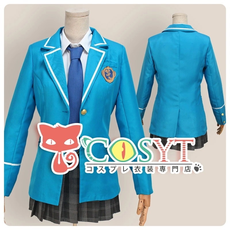 あんスタ風 夢ノ咲学院 女子制服 女主 二年生 コスプレ衣装 ネクタイ3色セット コスチューム 学園 cosplay 仮装 変装 可愛い コスプレ イベント パーティ