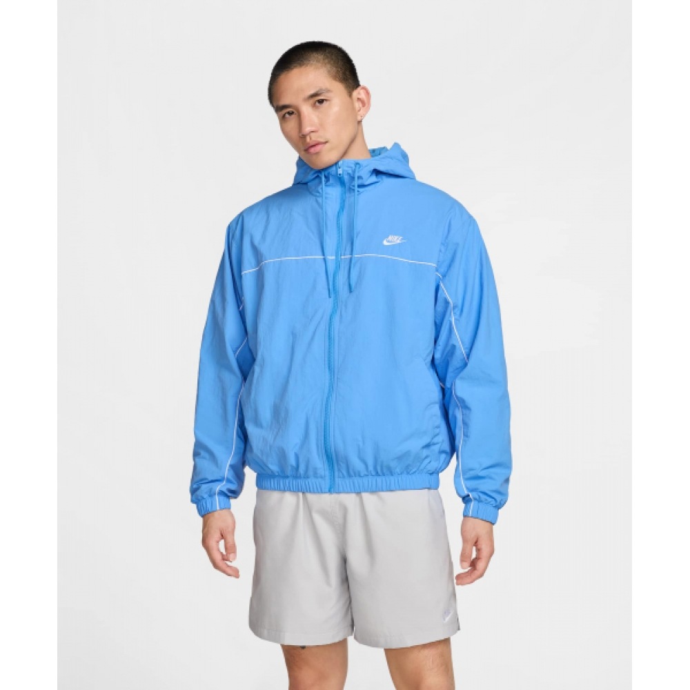 ナイキクラブアスリートフーディージャケット M-ユニバーシティブルー:フォトンダスト:ホワイト/HJ2013-412