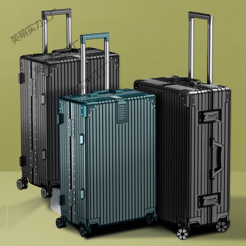 アルミフレームスーツケース メンズ 大容量 学生 20インチ 小型 軽量 トロリーケース レディース 搭乗 パスワード レザースーツケース 28インチ 8,534円