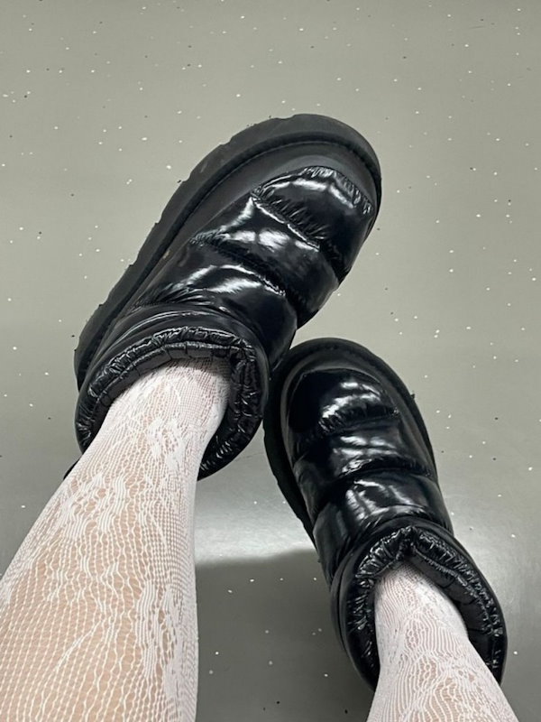★MARDI MERCREDI★HIVER PADDING MINI BOOTS_SILVER★大人気★ HIVER PADDING MINI