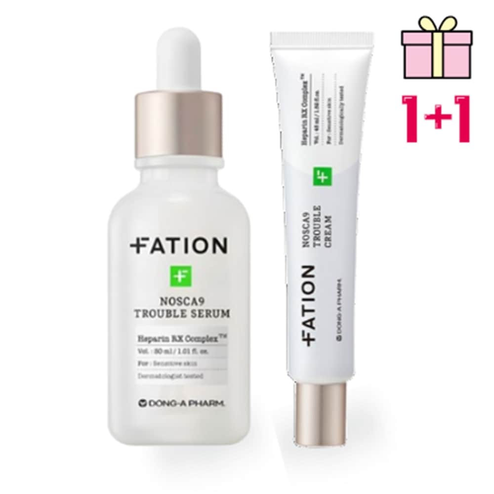 【韓国コスメ】【1+1】ノースカナイン トラブルセラム+クリーム企画セット（30ml+45ml）/にきびトラブル おすすめ