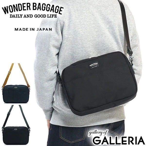 限定レザーポーチ付 ワンダーバゲージ ショルダーバッグ WONDER BAGGAGE GOODMANS CASUAL SHOULDER M メンズ レディース WB-G-005