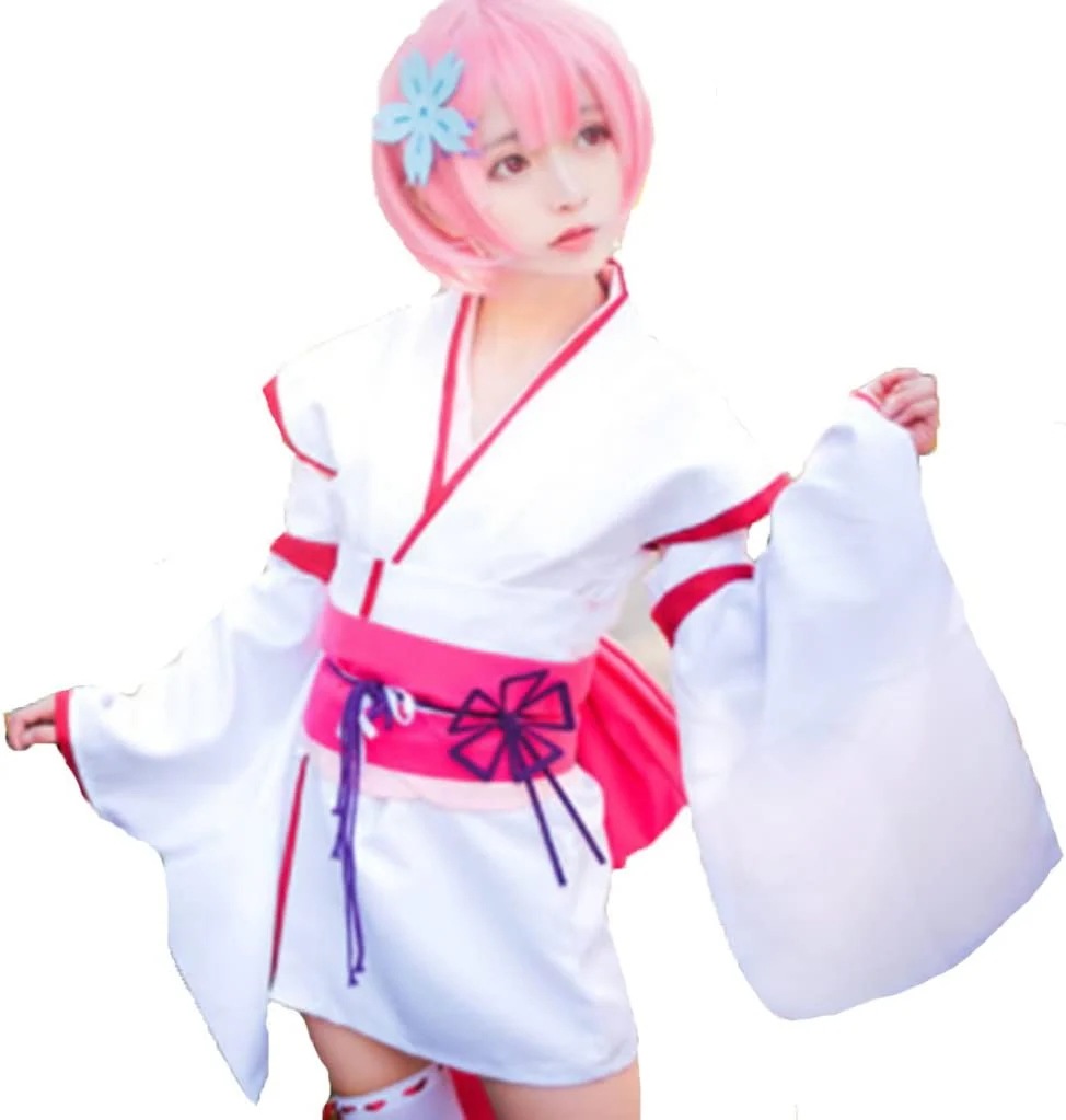新作入荷ゼロから始める異世界生活 リゼロ ラム レム 幼少期 メイド服 コスプレ衣装 着物 和服 コスプレ衣装 コスチューム ハロウィン 贈り物 4,700円