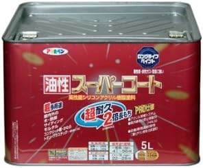 (在庫処分特価)油性スーパーコート DIY シトラスイエロー 5L