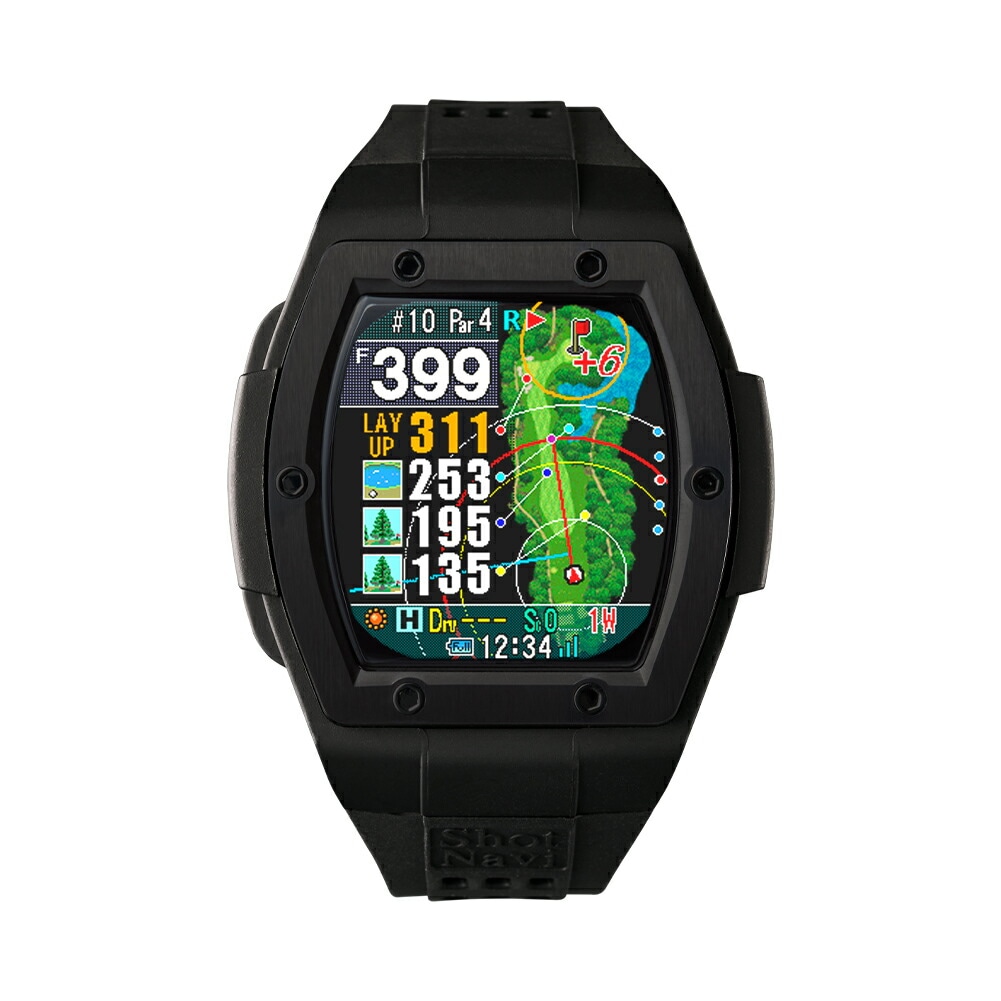 クレスト2 タッチ Crest2 Touch 腕時計 GPS距離計測機 ゴルフ 距離計測機 飛距離計測 GPS測定器 GPSナビ ブラック ホワイト